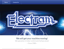 Tablet Screenshot of electram.com